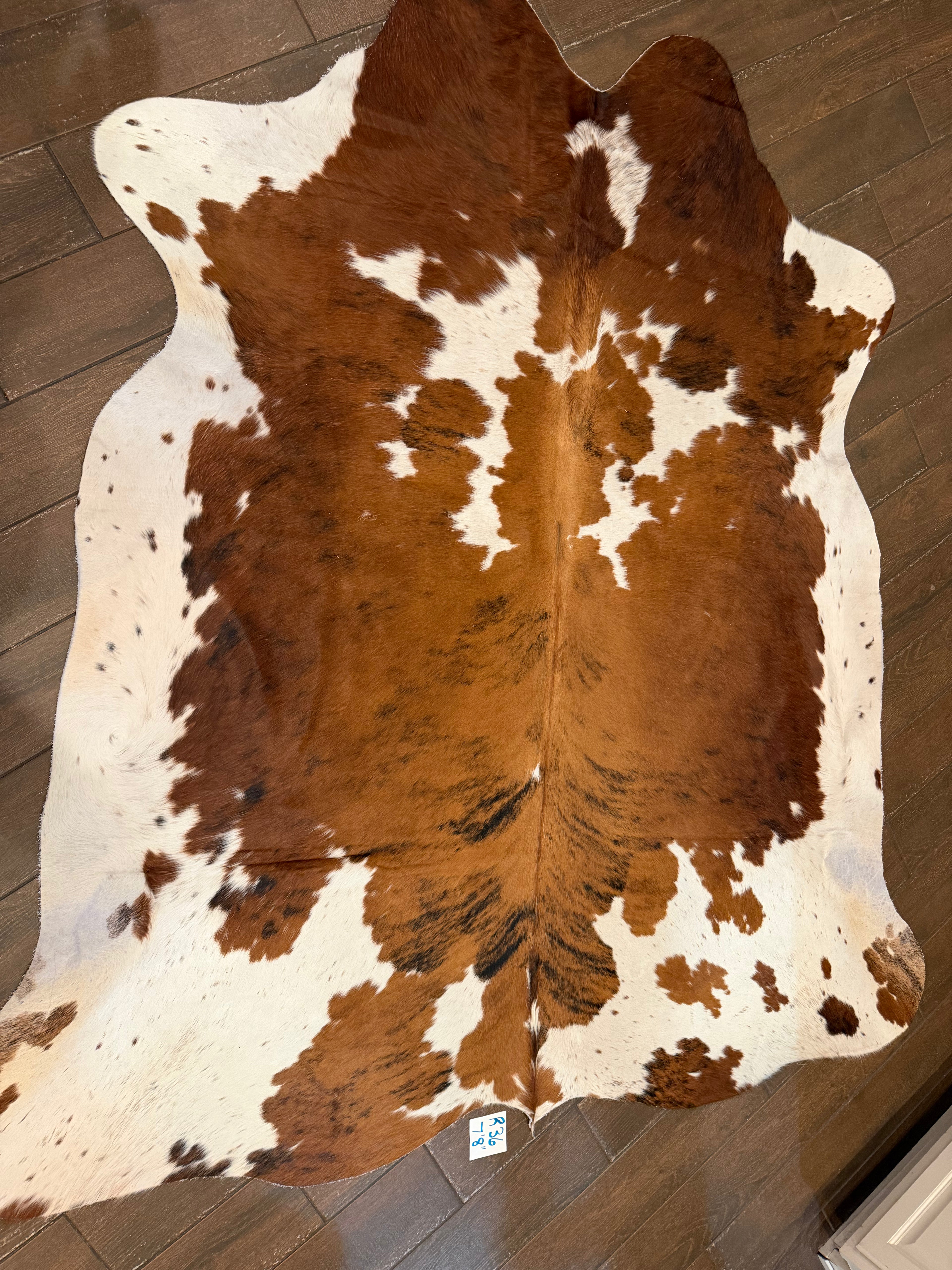 Full size cowhide (exotic)- # R36- 7’8”