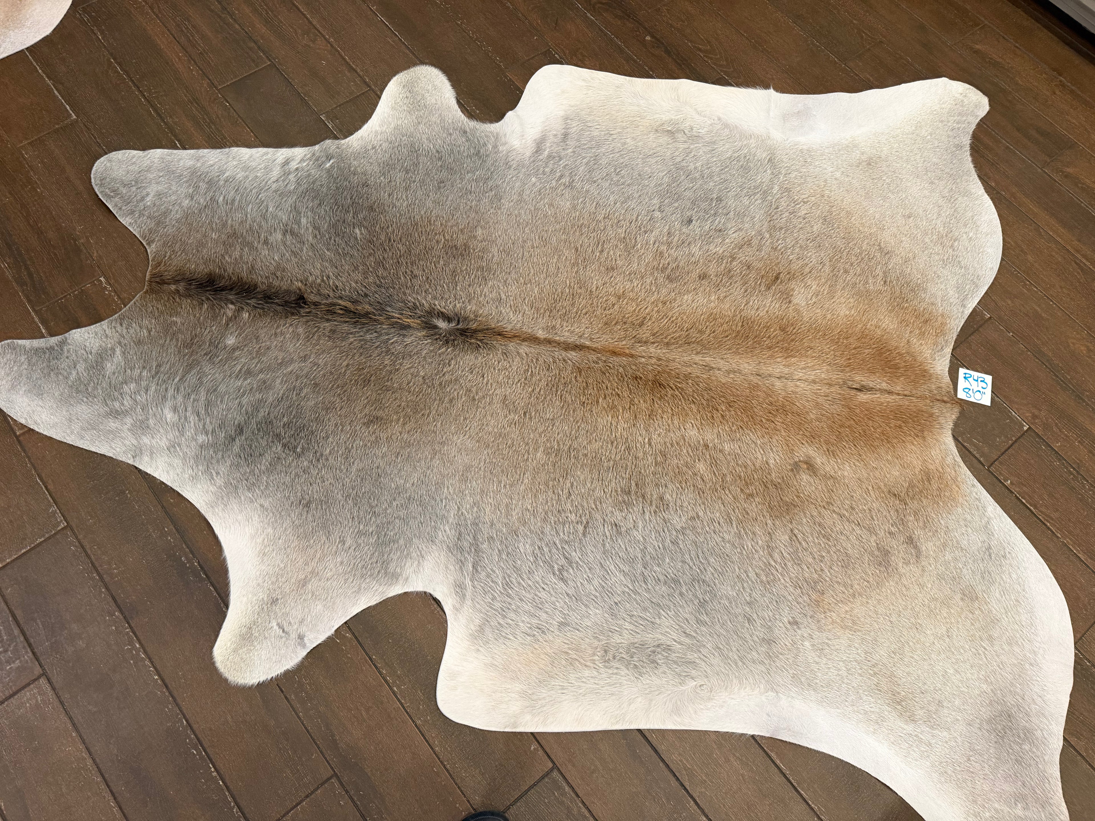 Full size cowhide (exotic)- # R43- 8’0”