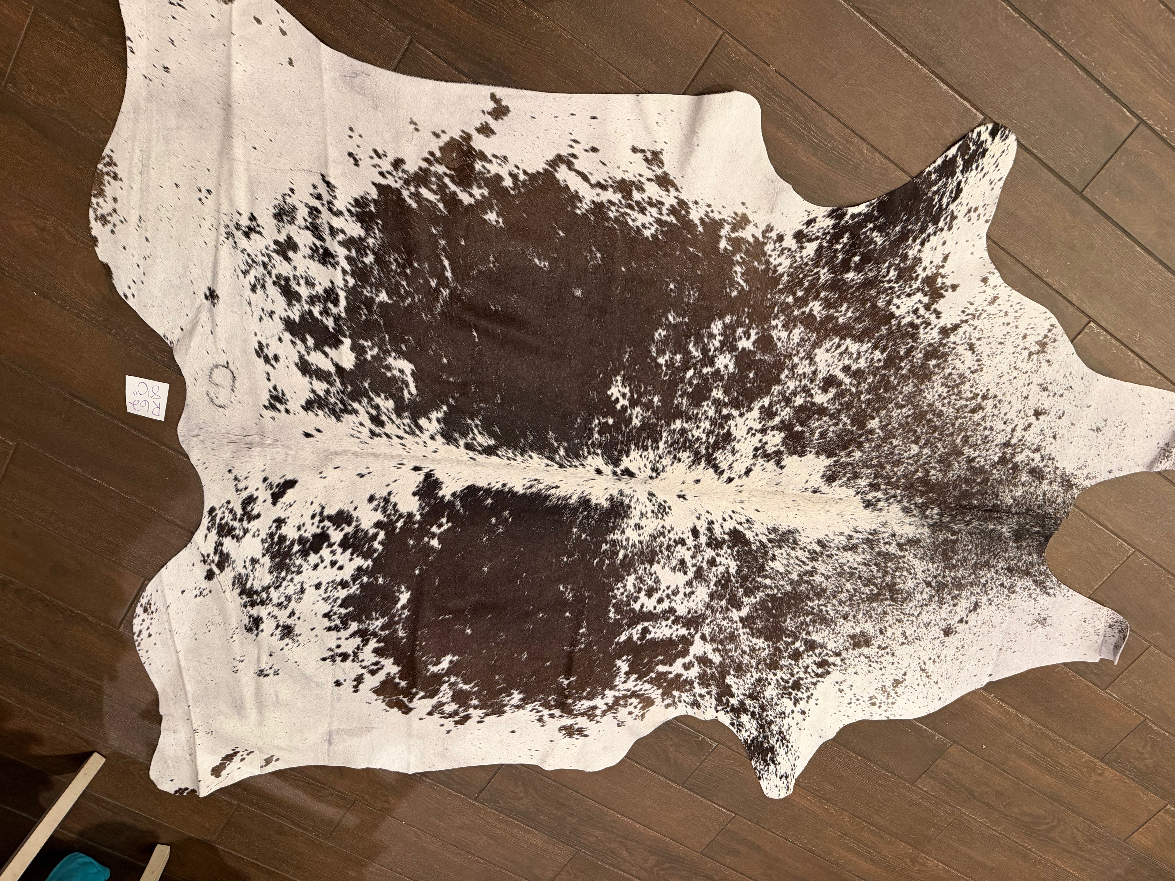 Full size cowhide (exotic)- # R62-8’0”