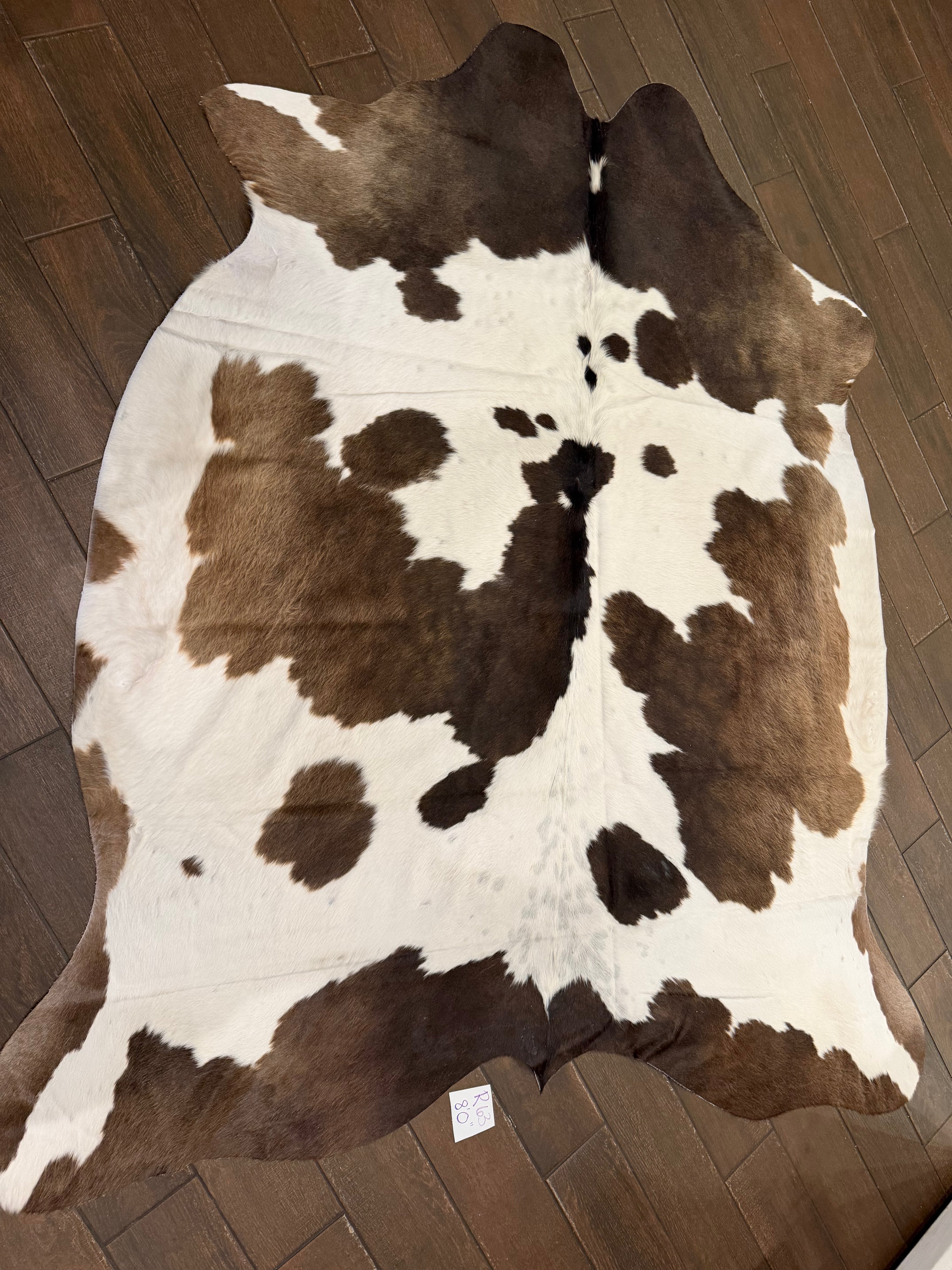Full size cowhide (exotic)- # R63-8’0”