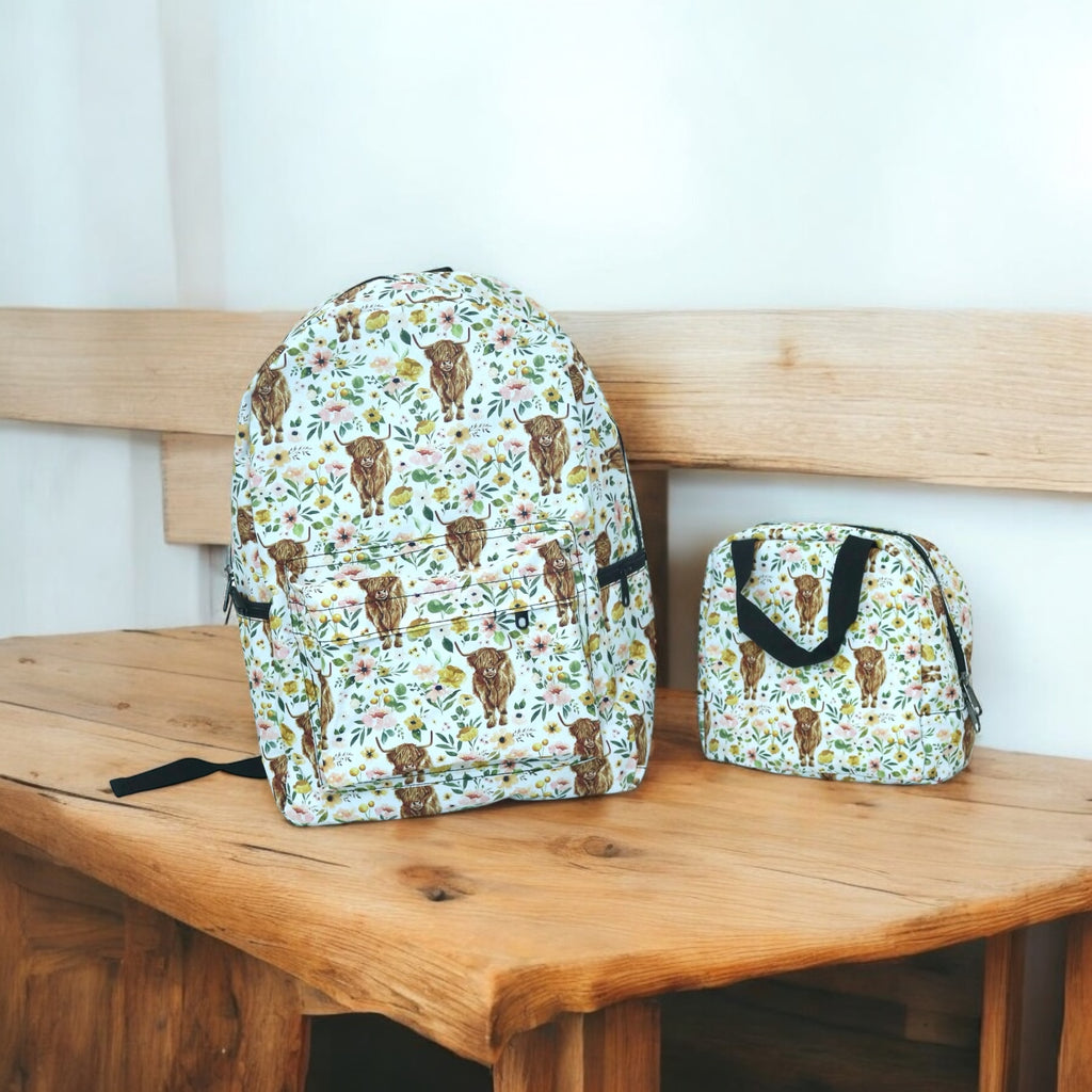 LUNCHBOX with cowhide name patch