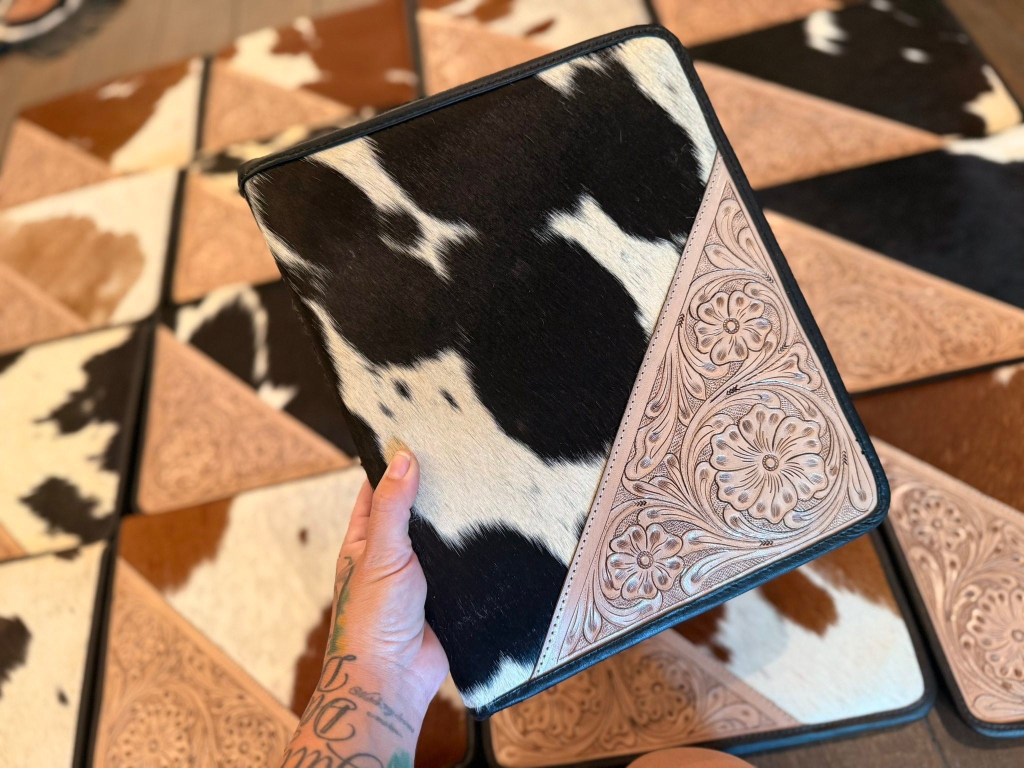 Binders / diagonally tooled
