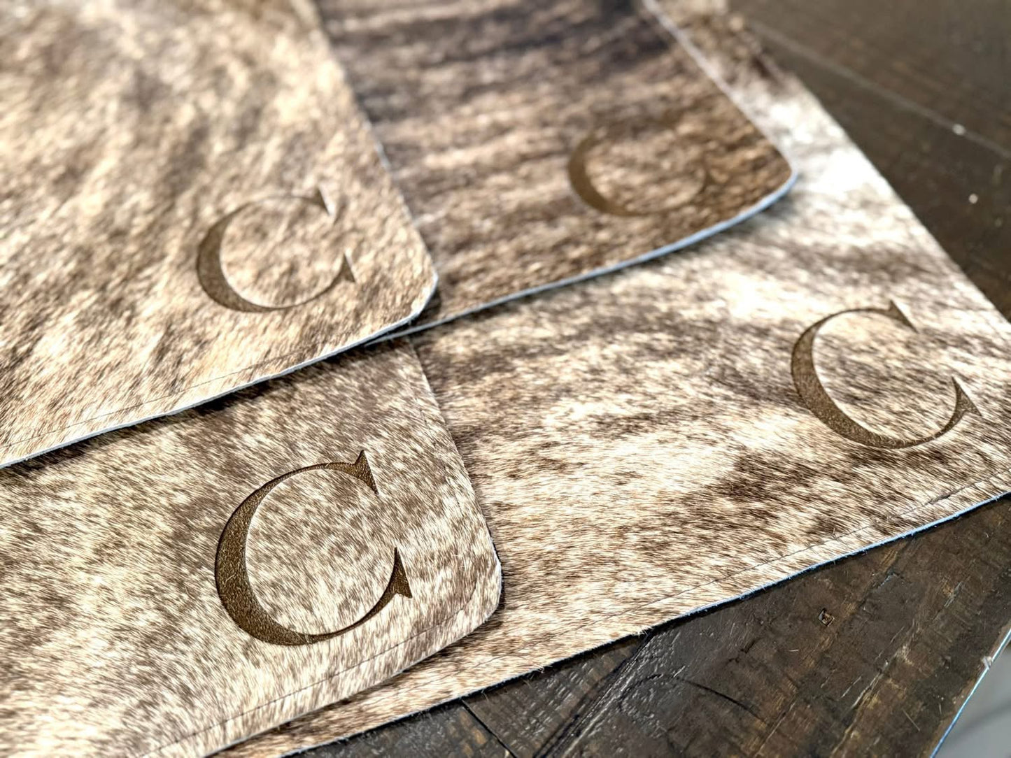 Cowhide Placemats - sold individually