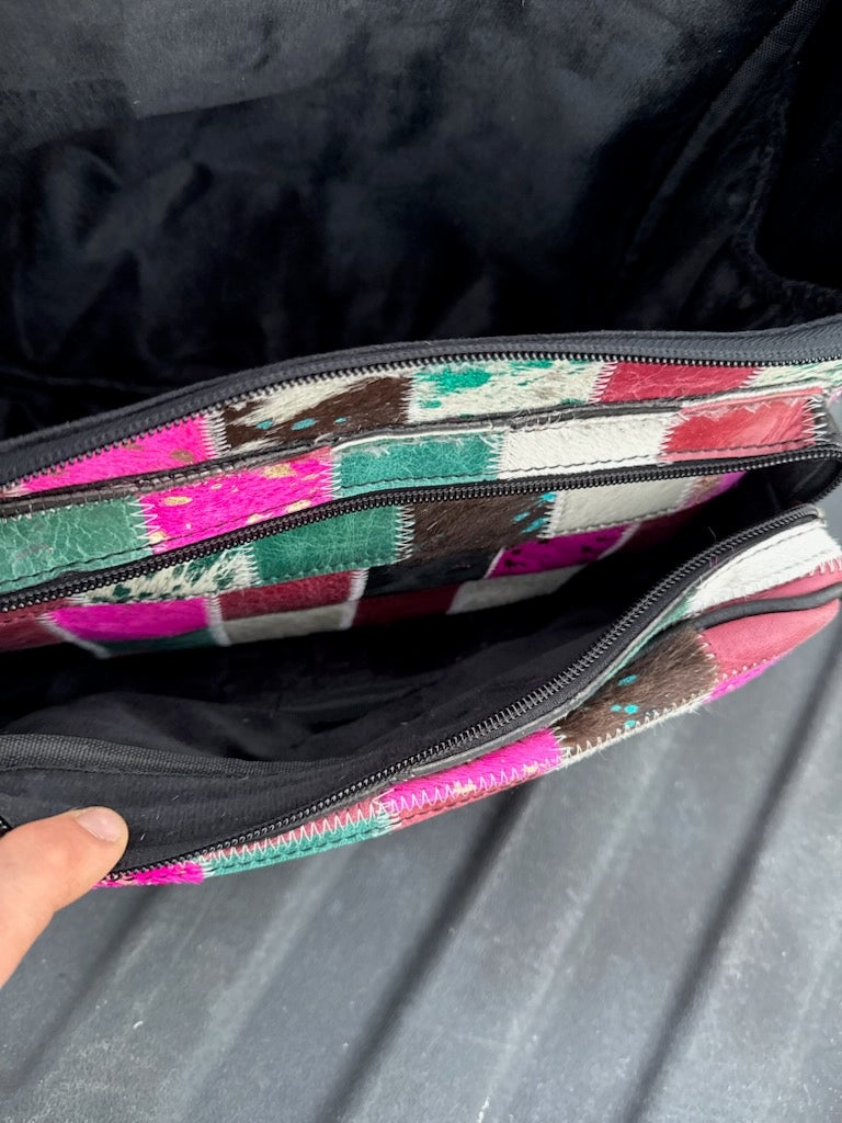Patchwork bookbag
