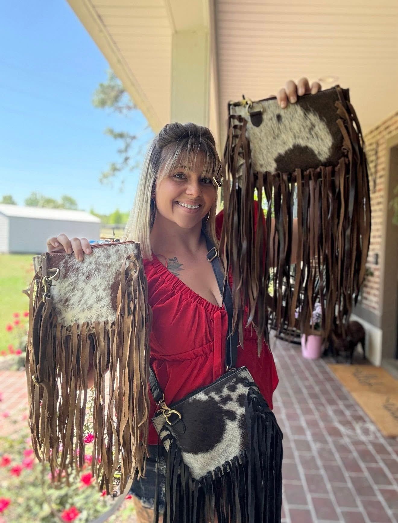 Fringe crossbody