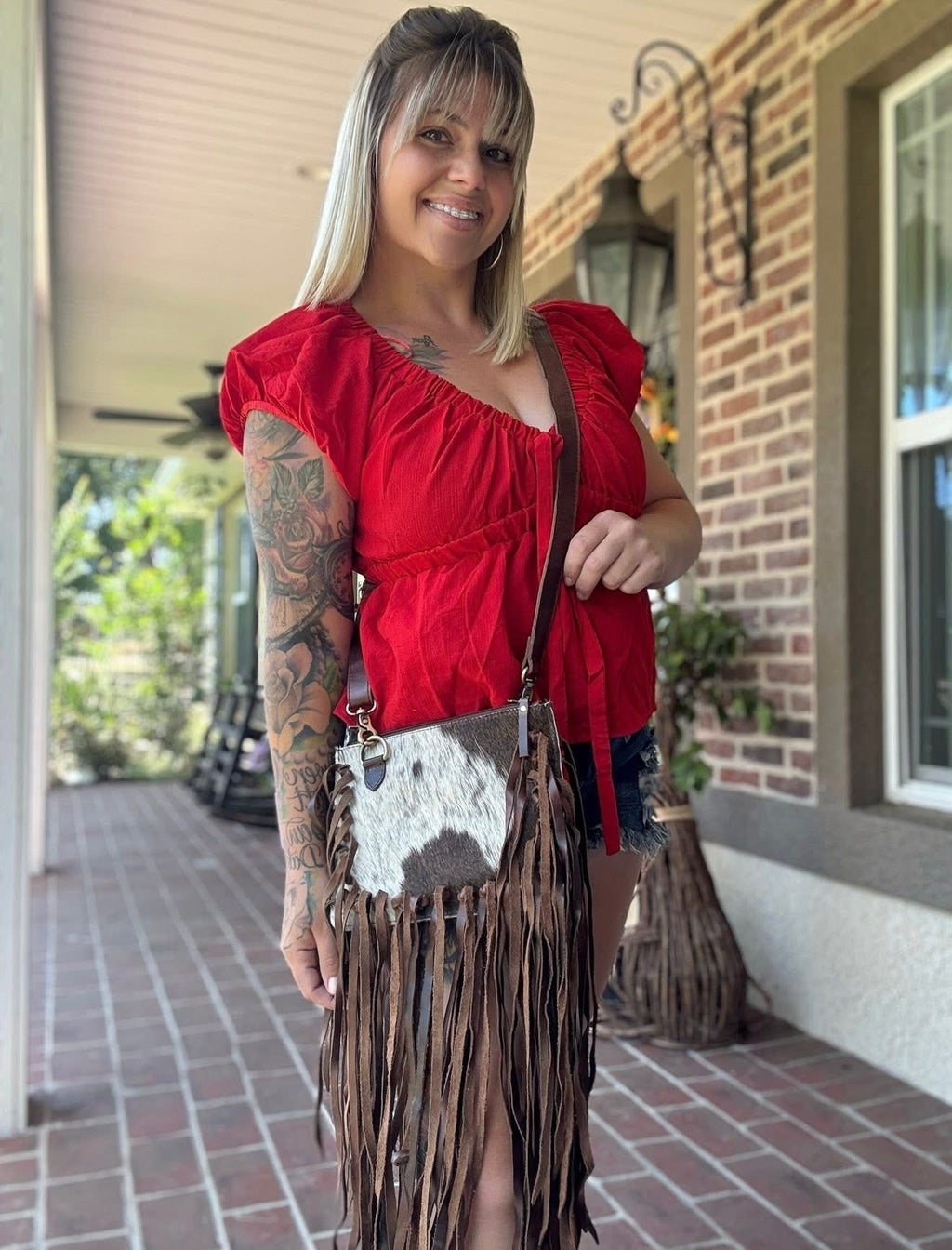 Fringe crossbody