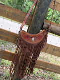 Fringe longhorn Purse