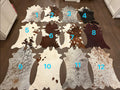 NEW - Calf size hides - 36”-39”