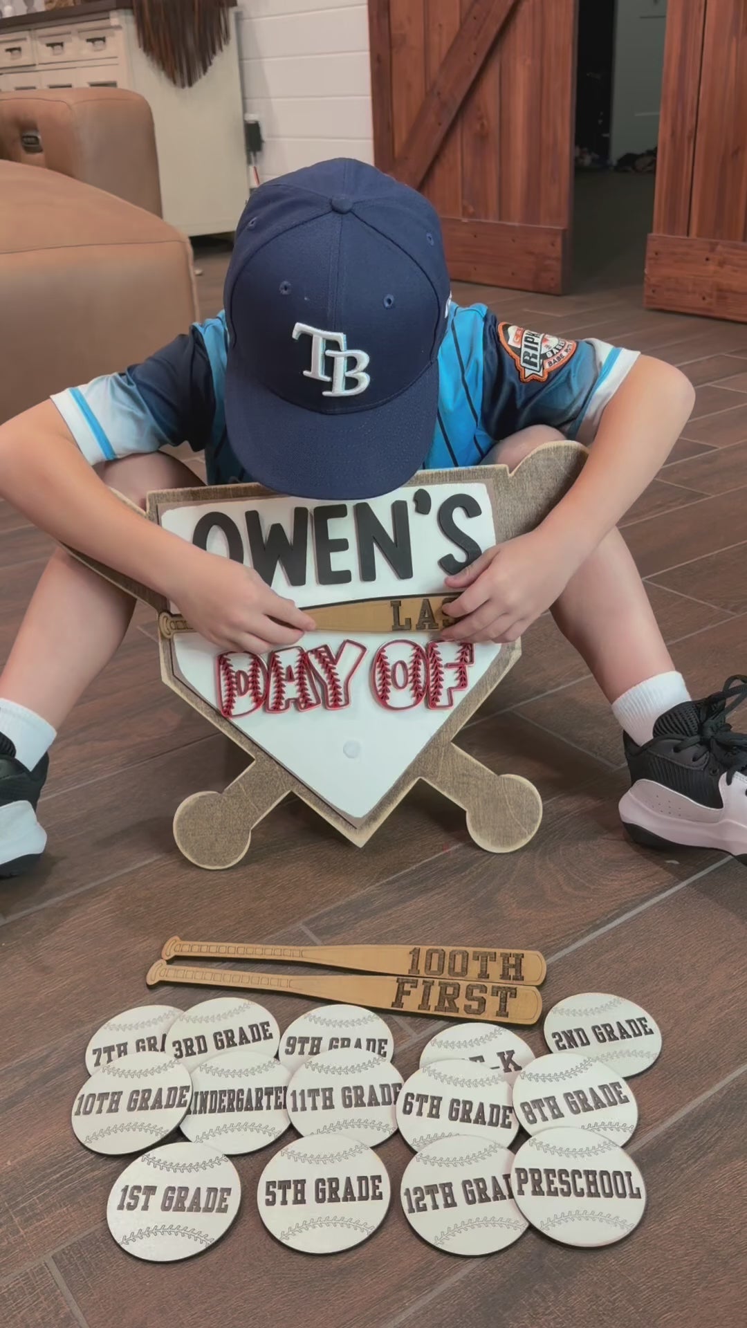 Baseball school sign
