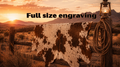 Full size hide engraving fee