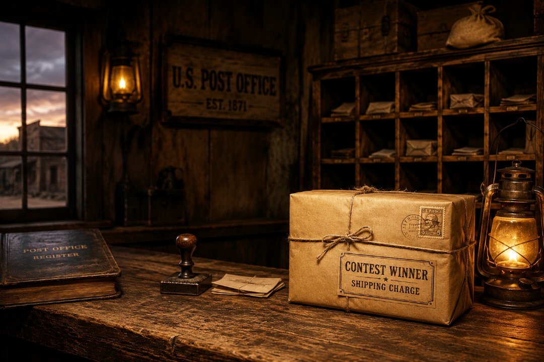 Contest winner shipping charge