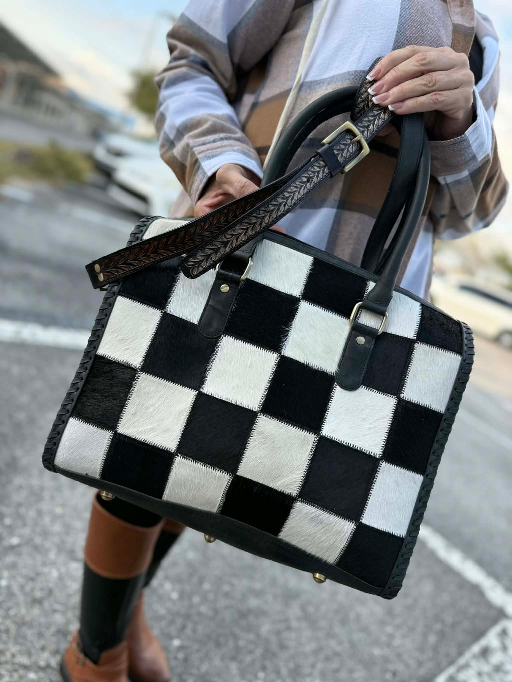 The "Loretta" patchwork bag - by The Painted Porches