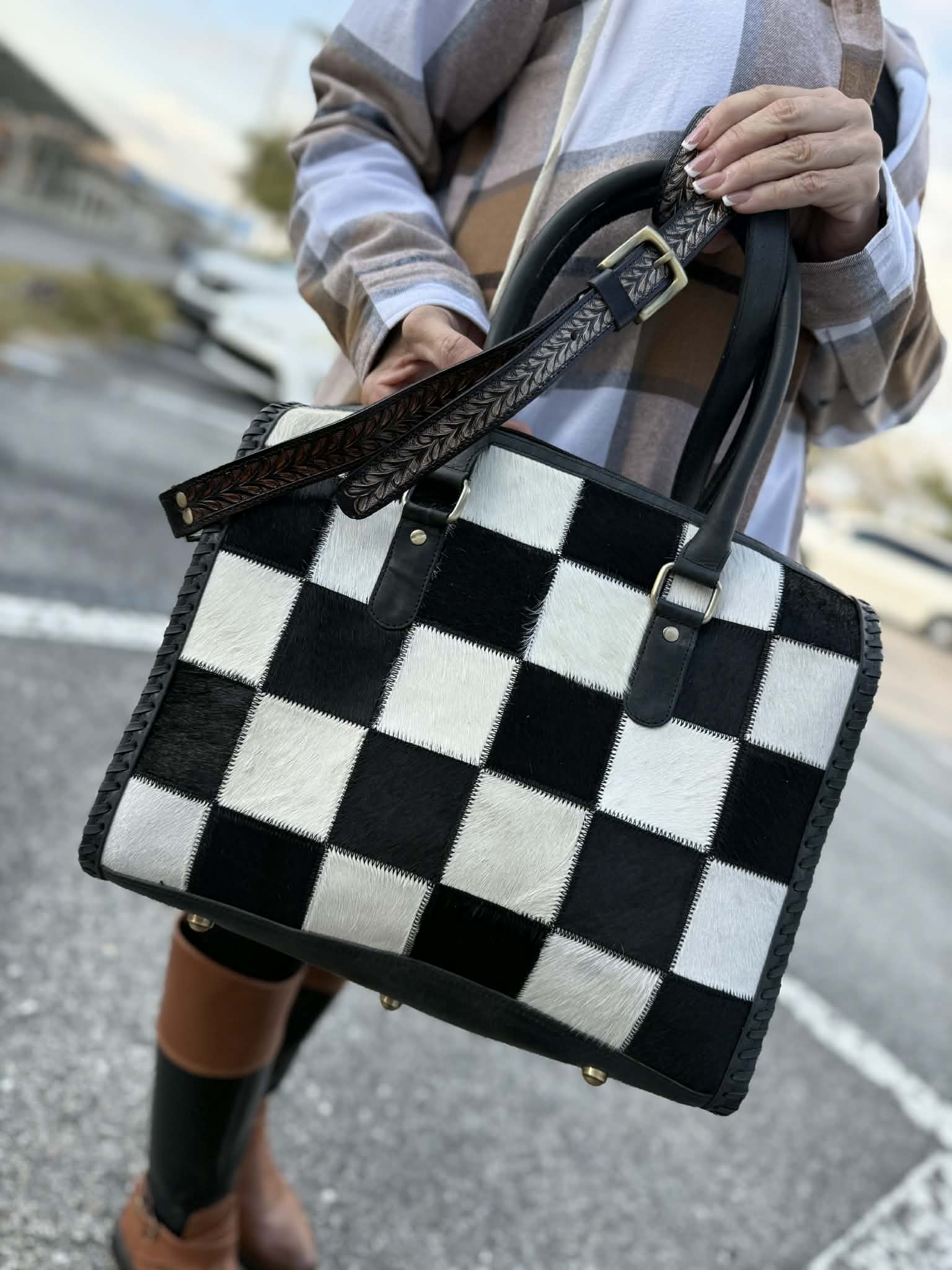 The "Loretta" patchwork bag - by The Painted Porches
