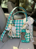 "Porcelain Princess" - checker tooled leather speedy (M)